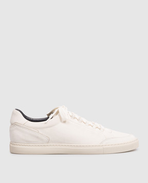 Brett Johnson Білі замшеві кросівки з емблемою SS26SH4OPEIVO