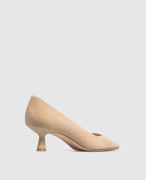 Stuart Weitzman Бежеві замшеві туфлі SO391