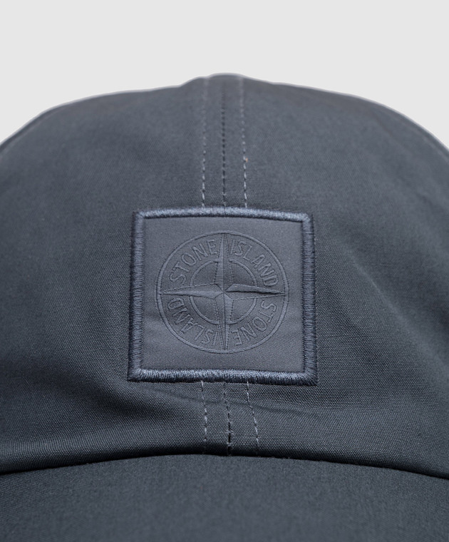 Stone Island Голубая кепка с нашивкой логотипа L1S159100017S0F01 изображение 4