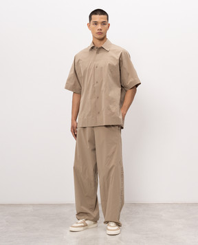 Alexander Wang Бежева сорочка з перфорацією UWC3261912