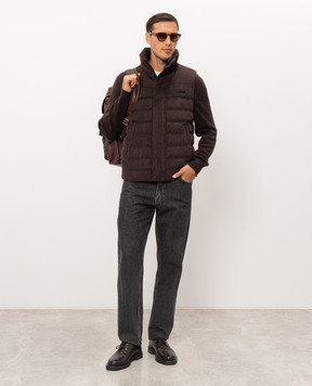 Mackage Коричневий вельветовий пуховий жилет Brody BRODYCDY