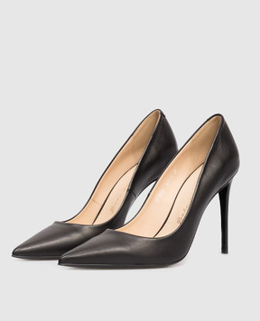 Babe Pay Pls Чорні шкіряні туфлі 201119KO