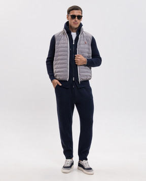 Brunello Cucinelli Сині джогери з кашеміру M22704849G