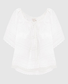 Faithfull Біла блуза Mitla з вишивкою бродері FF4162RBW