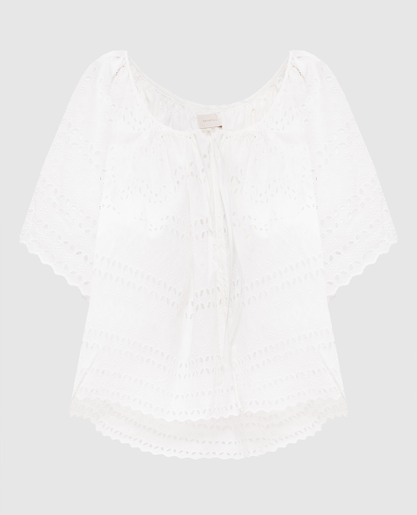 

Белая блуза Mitla с вышивкой бродери, Белый, Блузы