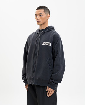 Balenciaga Чорна спортивна куртка Masking Tape 850338TTVL7