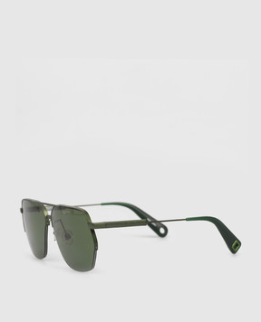 Jacquemus Зеленые очки JAC67C4SUN