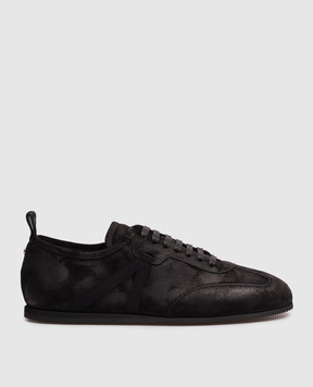 Ann Demeulemeester Чорні замшеві кросівки Siru B0012585LT147