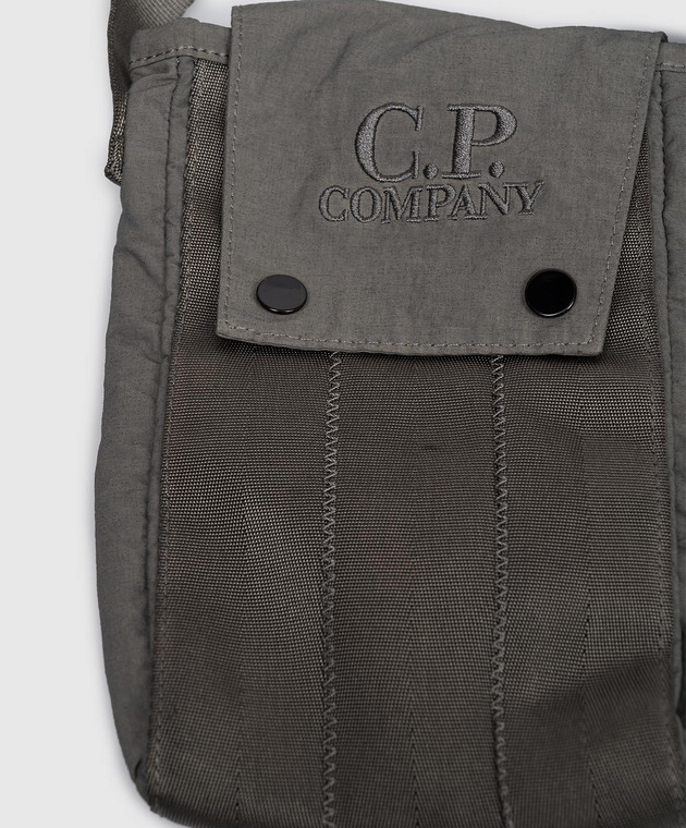 C.P. Company Сіра сумка для телефона Plain Paper Touch MAC157A110188M зображення 4