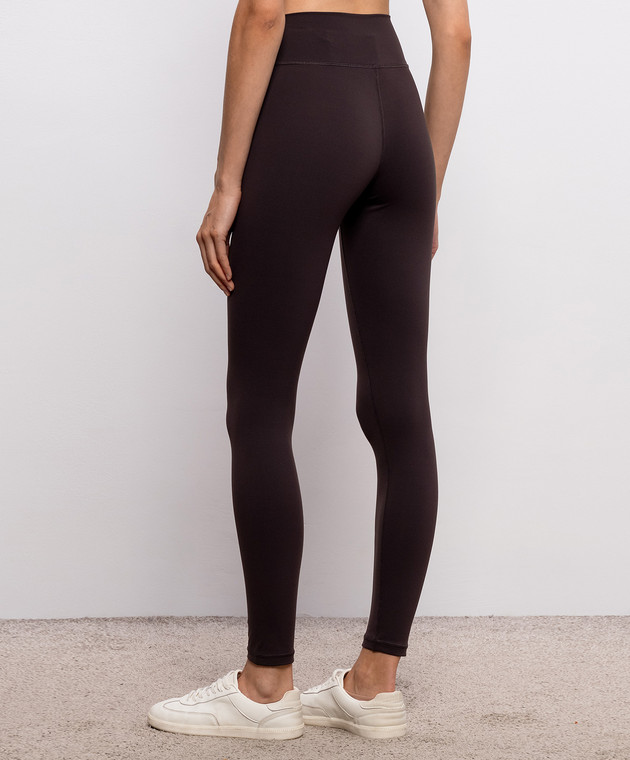 Sporty & Rich Коричневі легінси Serif PA002711300BR29 зображення 4