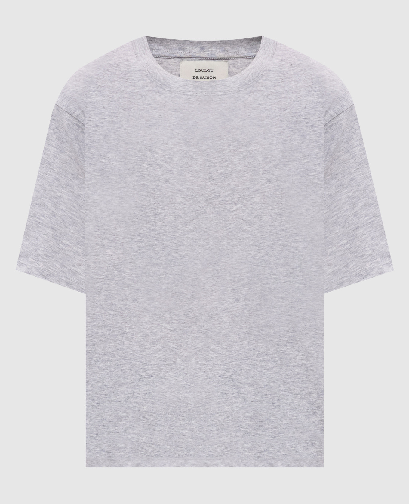 Серая меланжевая футболка TELANTO