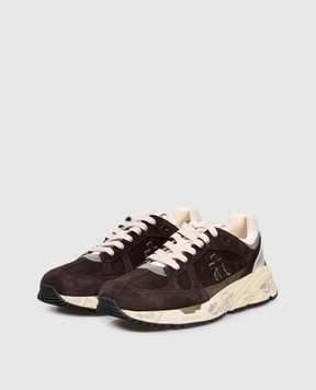 Premiata Коричневые замшевые кроссовки MASED MASED7895