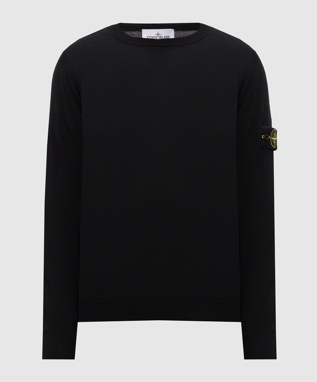 Stone Island Чорний джемпер з вовни L2S155100071S00C4
