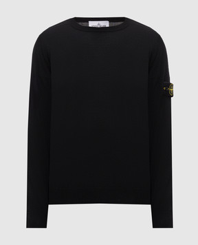 Stone Island Черный джемпер из шерсти L2S155100071S00C4