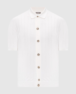 Peserico Рубашка цветная айвори с шелком R59465F1809317