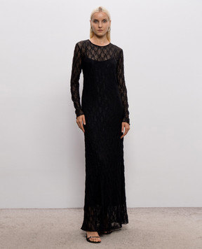 Twinset Чорна сукня з мережива 262LI2NDD