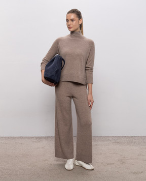 Max Mara Weekend Бежевые штаны ZINCO из шерсти и кашемира WKDZINCO