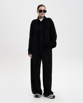 Balenciaga Черные брюки с логотипом 851454TTV02