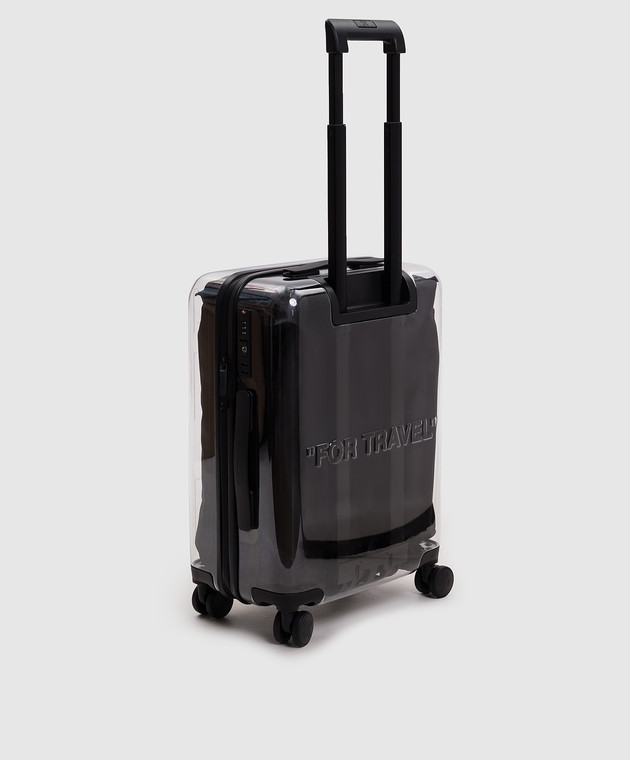 Off-White Прозора валіза з емблемою Arrow OWZH001C99PLA001m зображення 3