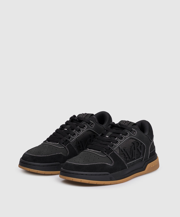 AMIRI Черные кожаные кроссовки CLASSIC LOW AMSNSN1092 изображение 2