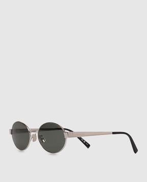 Saint Laurent Серебристые очки 692 779851Y9902