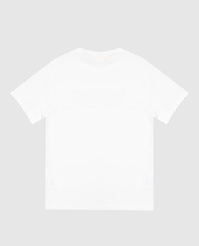 Off-White Дитяча біла футболка Big Bookish Stamp 44BAA002F26J001