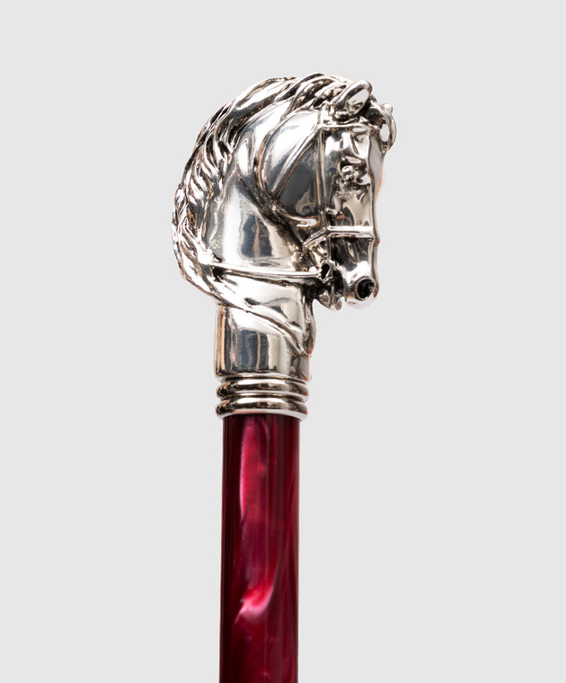 Pasotti Бордовый рожок для обуви Silver Horse PFPEXXCSF04PERLAROSОЗ изображение 2