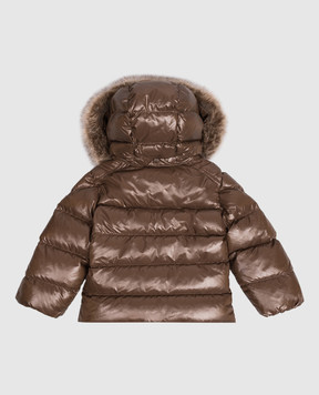 Moncler ENFANT Дитячий коричневий пуховик K2F L29511A00024597Z8