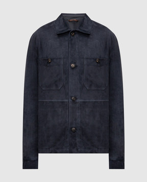 Stilnology Синя замшева куртка 83P345