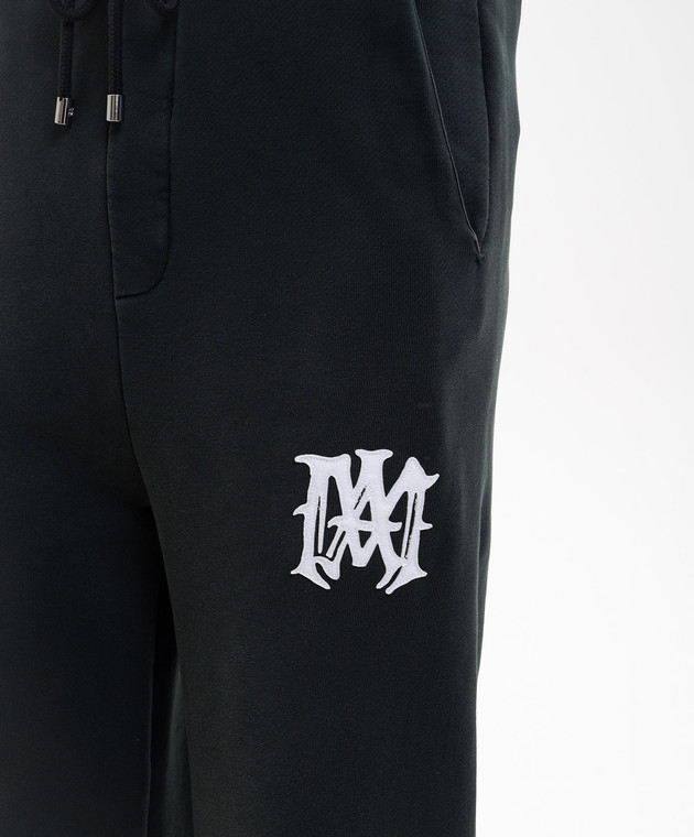 AMIRI Серые спортивные брюки с нашивкой AMBMPA1056 изображение 5