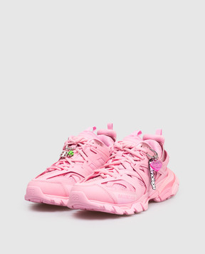 Balenciaga Рожеві кросівки Track з підвісками 542436WTRCHw