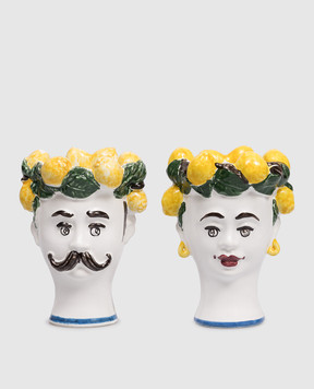 Les Ottomans Набір декоративних керамічних ваз Sicily SCU07S