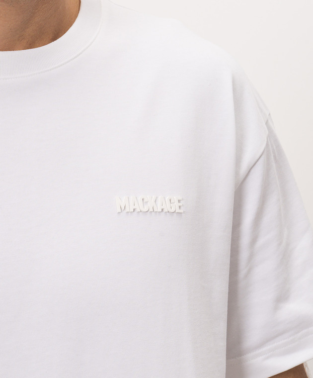 Mackage Белая футболка TEE-R TEER изображение 5