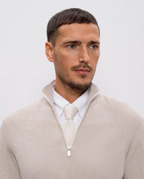 Brunello Cucinelli Краватка із шовку MM8880018