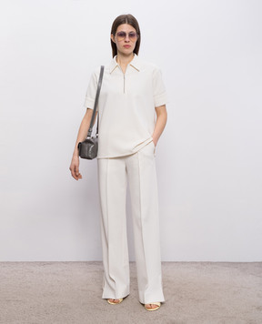 Jil Sander Поло кольору айворі з вишивкою монограми J02GL0113J20018