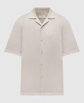 Agnona Зелена сорочка із шовком TD09U3NU2084