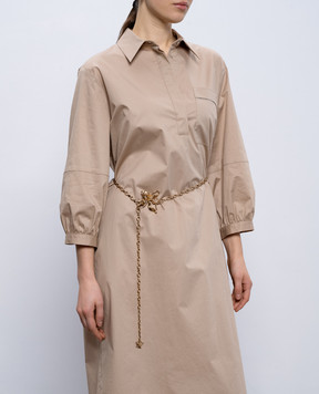 Twinset Золотистий пояс-ланцюжок 261TA4201