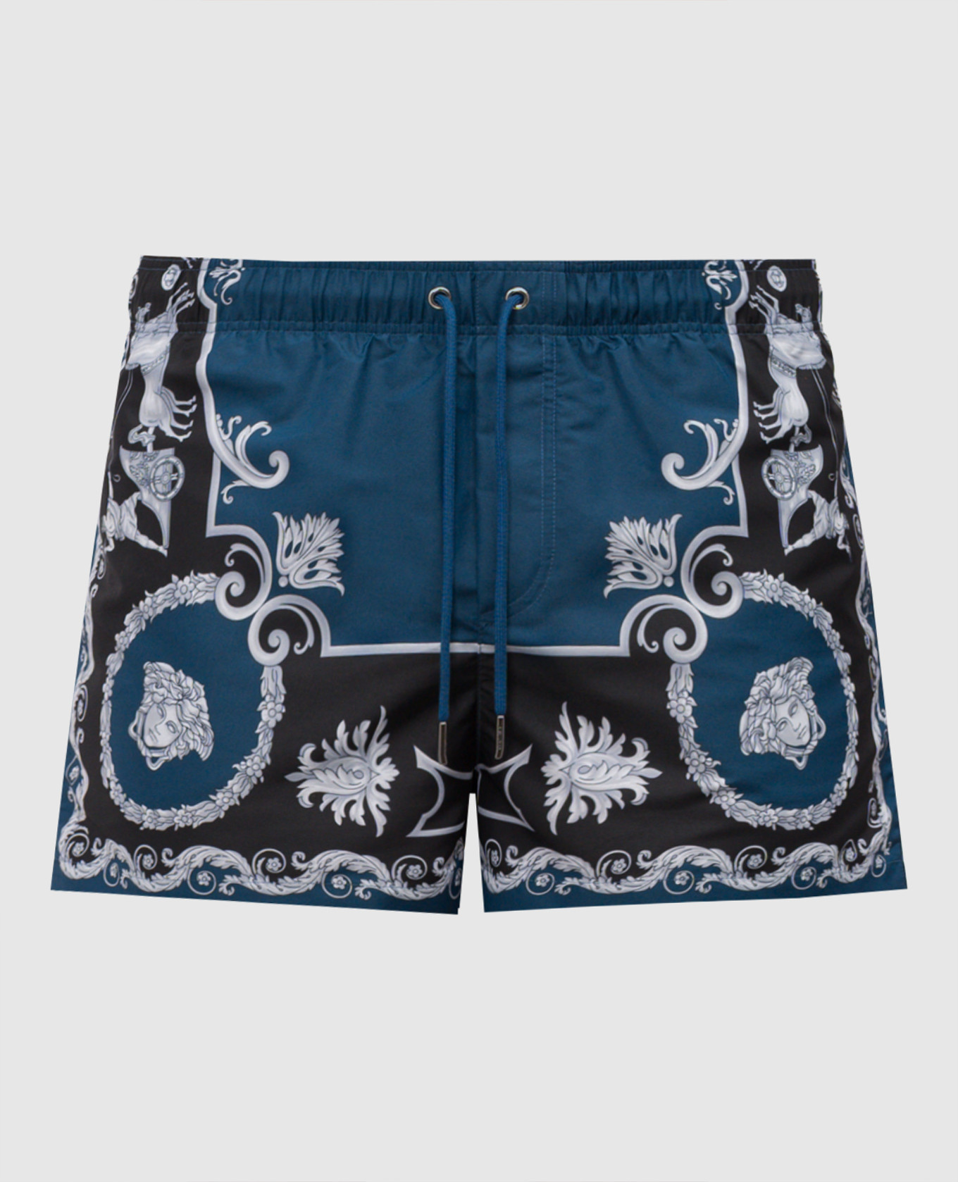 

Синие шорты для плавания в принт Hall of Heroes, Синий, Плавательные шорты