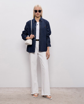 Ami Paris Синя джинсова сорочка USH786DE0123