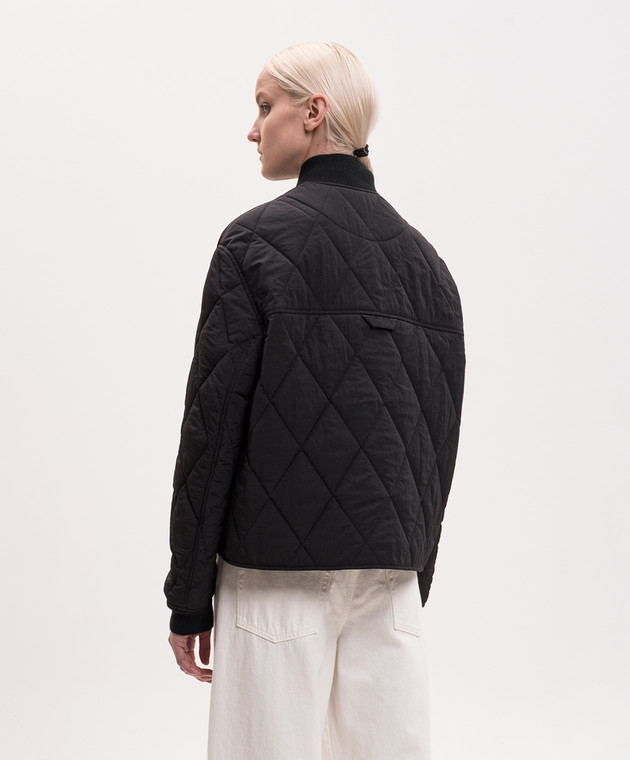 Ami Paris Черный бомбер UJK886PA0117 изображение 4