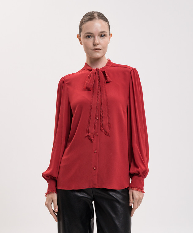 Twinset Красная блуза 262TT2324 изображение 3