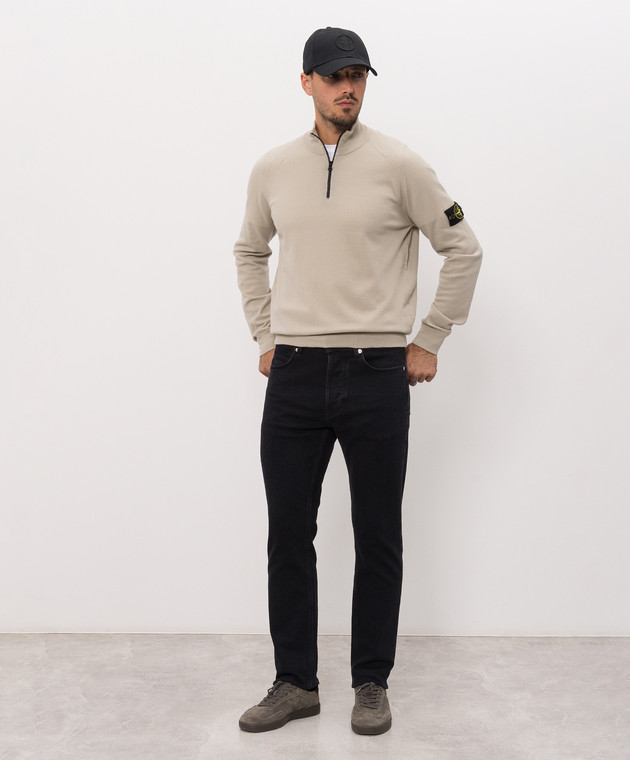 Stone Island Джемпер кольору хакі з вовною L2S155100008S00A1 зображення 2