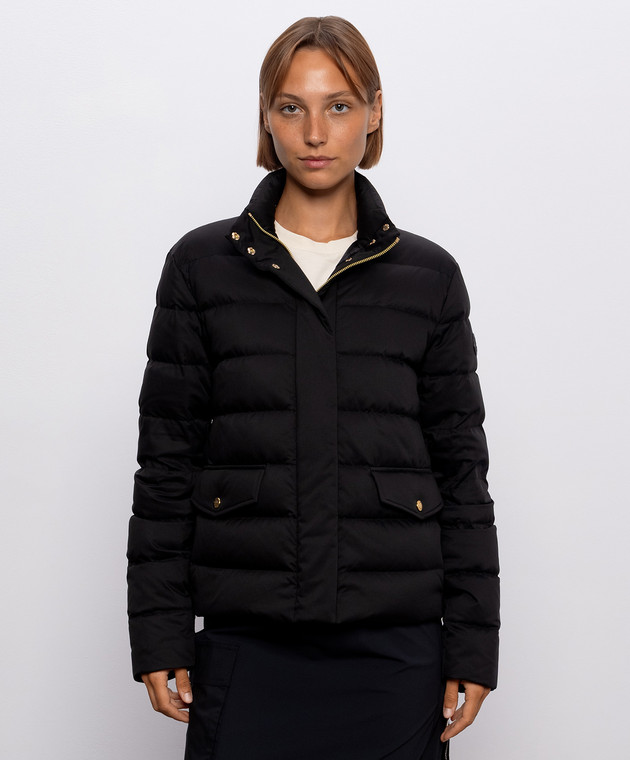 Moncler Черный пуховик Bessettes L20931A00160597WF изображение 3