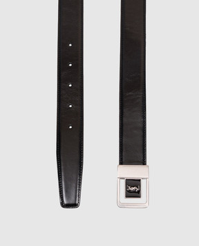 Saint Laurent Чорний шкіряний ремінь LA 66 847812AAG6L