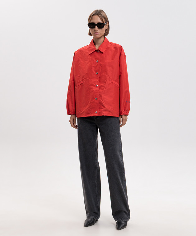 Jil Sander Красная ветровка J02SW0075J70221 изображение 2