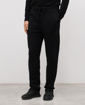 Trussardi Утепленные черные спортивные брюки с логотипом P8008000061NMP356F02