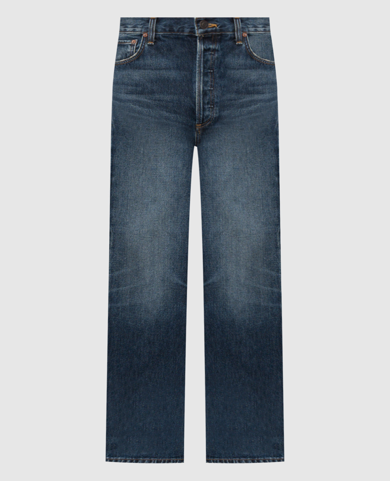 

Синие джинсы 90's, Синий, Зауженные джинсы