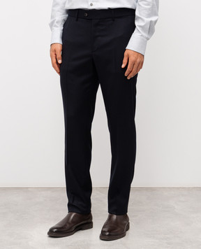 Peserico Синие брюки из шерсти R5422002710