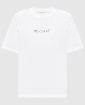 Versace Белая футболка с логотипом 10259731A18690