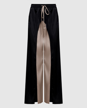 SSHEENA Черные штаны Pajama 26SSPAJAMATS26005